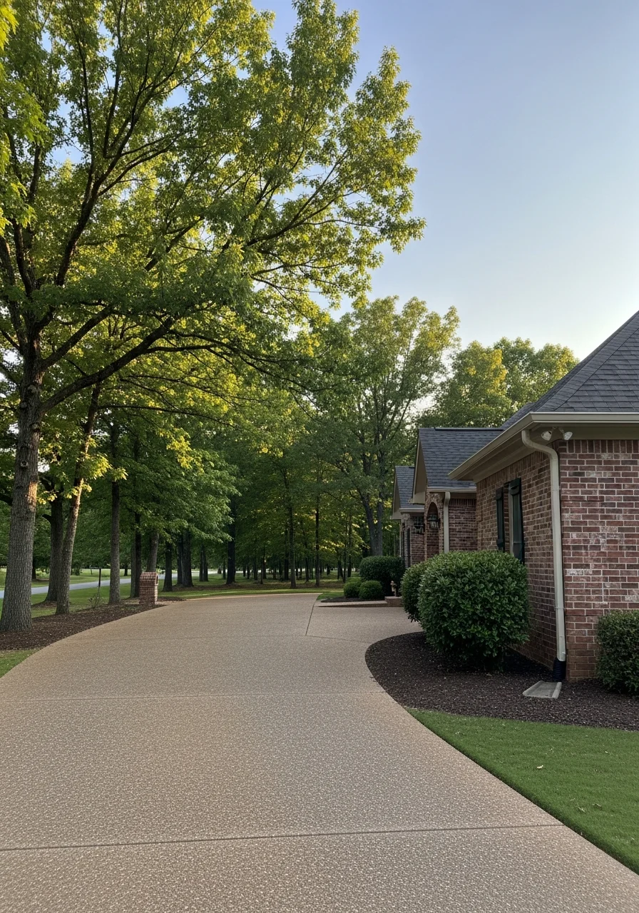 Greenwood residential property showing driveway, landscaping, and home entrance detail.